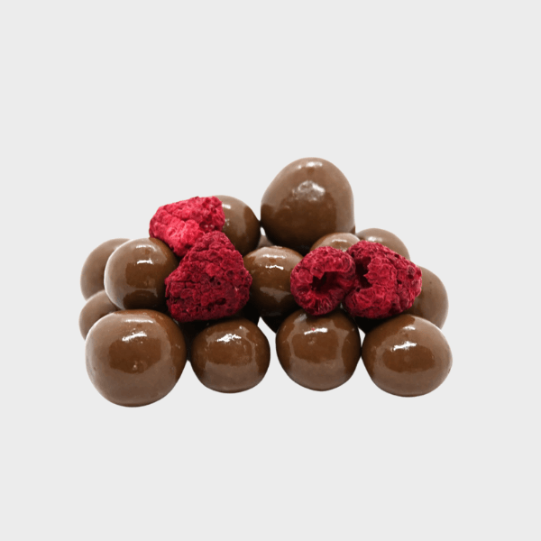 Milk Chocolate Freeze Dried Raspberries