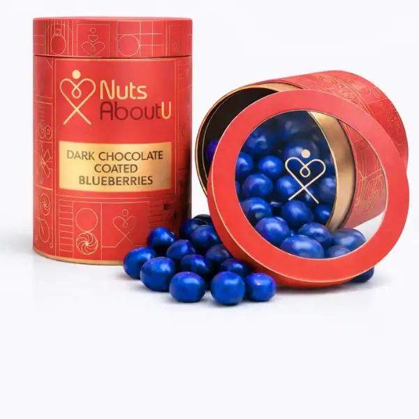 Dark Chocolate Coated Blueberries Gift Tube